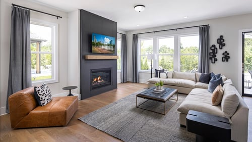 Open and inviting great rooms