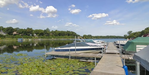 Boat Dock with Slips at Medicine Lake Apartments in Plymouth, MN 55441