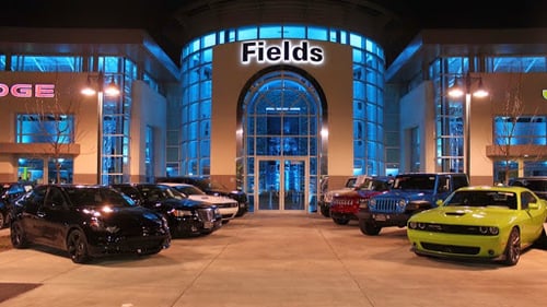 Fields CJDR Dealership outside cover