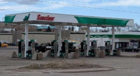Sinclair Gas Station Fueling Island