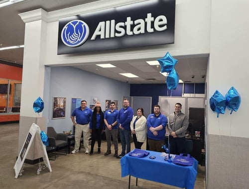 Photo showing staff of Allstate agency staff in Presque, Isle ME