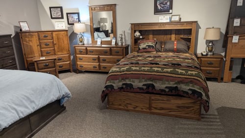 Amery Slumberland Furniture rustic bedroom furniture