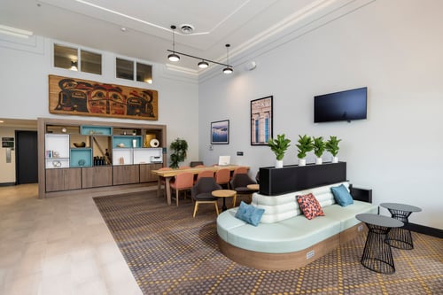 Relax in our comfortable and spacious lobby.