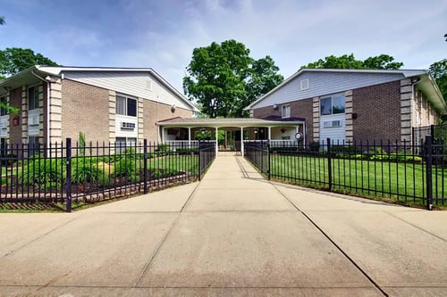 Walkway Path at Oakview Apartments, Coram, New York