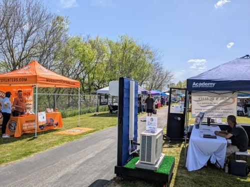 Our booth at the Bentwater Home & Lifestyle Expo!