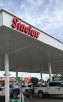 Sinclair Gas Station Fueling Island