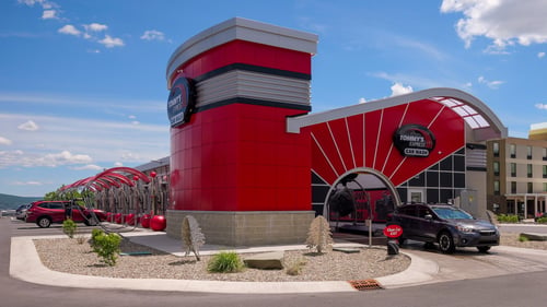 Tommy's Express Car Wash in Scranton, Pennsylvania