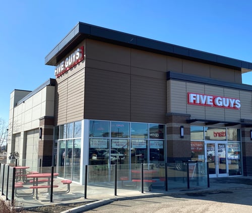 Five Guys at 15420 37 St NW in Edmonton.