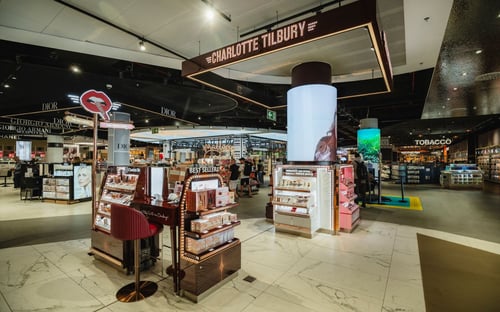 Charlotte Tilbury Makeup & Beauty Store at Palma de Mallorca Airport, Spain