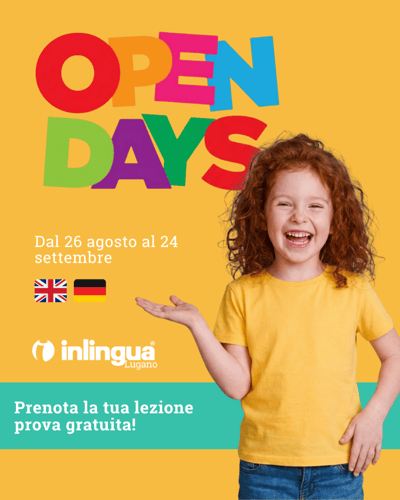 OPEN DAYS 2026 - Inglese & tedesco per bimbi e ragazzi
