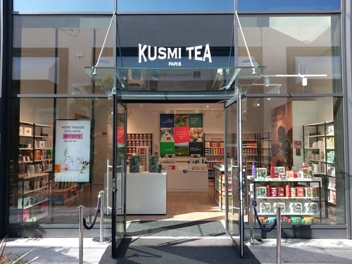 Bienvenu dans la boutique Kusmi Tea Giverny