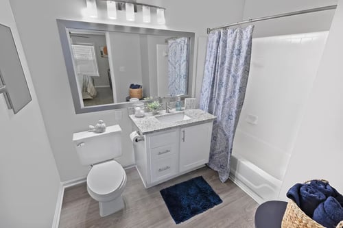 Bathroom at The Carlyle at Perimeter in Dunwoody, GA, 30338