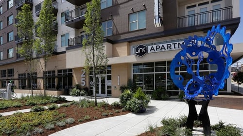 Property Exterior at Link Apartments West End, Greenville, SC