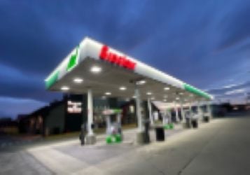 Sinclair Gas Station Fueling Island