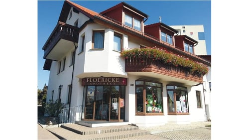 Aussenansicht der Floericke-Apotheke
