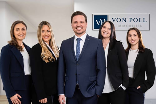 Teamfoto VON POLL IMMOBILIEN Ulm
