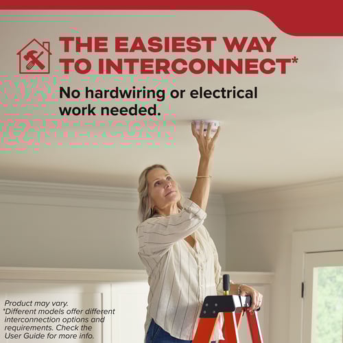 The easiest way to interconnect - No hardwired or electrical work needed.