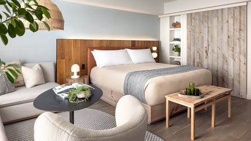 City Lounge King Room at 1 Hotel Toronto.