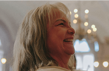 smiling older woman