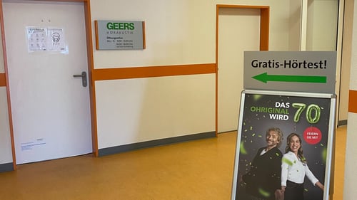Außenaufnahme vom GEERS Fachgeschäft