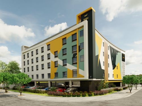 Conceptual drawing of the voco Ardez Hotel Sunnyvale