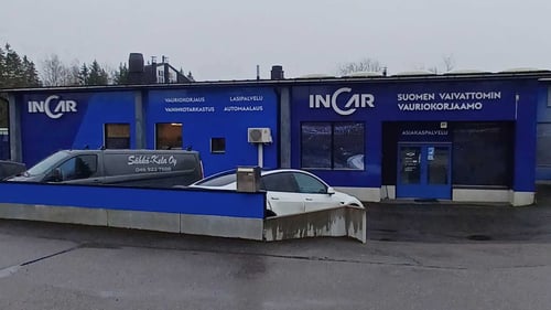 InCar Lohja Pappilankorven toimipisteen ulkokuva ja sisäänkäynti
