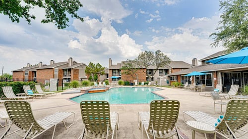 Swimming Pool at Towne Centre Village in Mesquite, TX