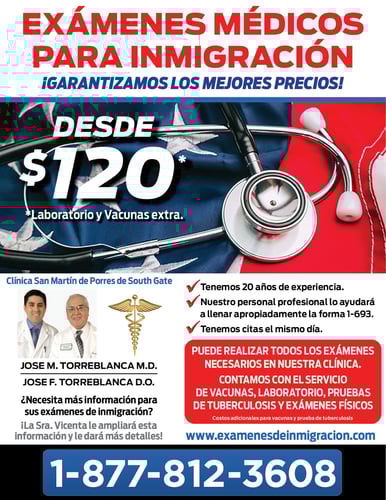 Examenes Médicos para Inmigración- examenes de inmigracion