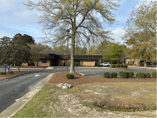 Outside view of the State Employees' Credit Union Elizabeth City-Halstead branch
