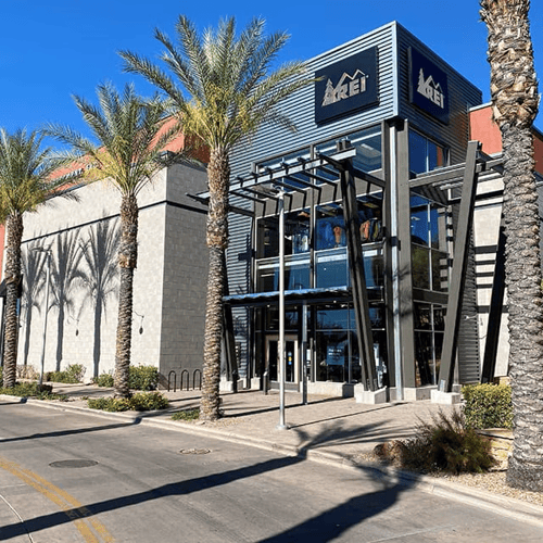 The front of the REI store in Tucson, Arizona