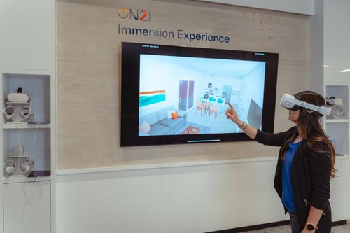 Picture of the On2 immersion experience area.