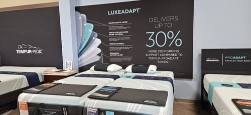 North Branch Slumberland Furniture Tempur-Pedic mattress