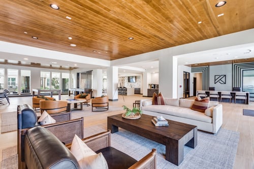 Large Community Clubhouse with ample sitting at Kessler, Fort Worth, TX