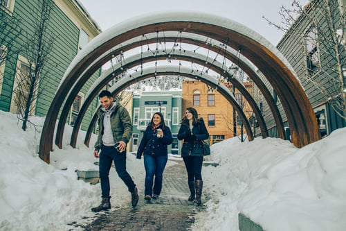 GCommerce hotel digital marketing employees on mainstreet in Park City, Utah
