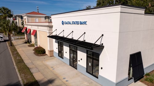 Exterior shot of Coastal States Bank's Beaufort Branch