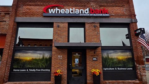 Wheatland Bank branch in Waterville, WA