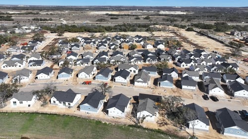 Aerial view at Avilla Berry Creek Highlands in Georgetown, TX 78633