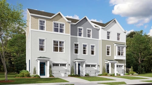 townhome exterior at Deep Harbour