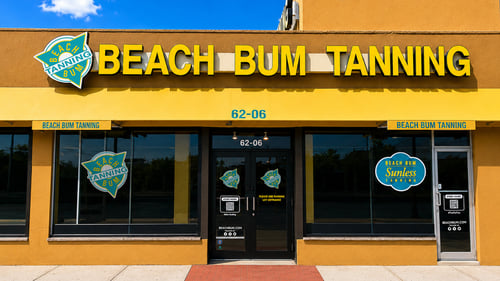 Beach Bum store front in Middle Village, NY
