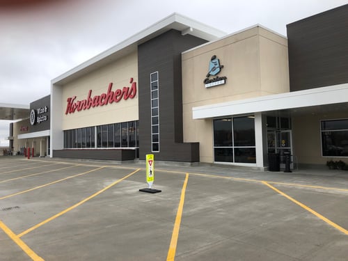 Storefront of the Caribou Coffee at 2050 Sheyenne Street in West Fargo