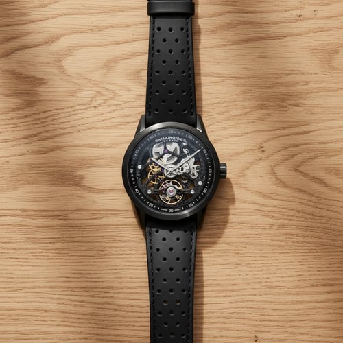 Upgrade your wardrobe today with this elegant watch from the renowned Raymond Weil Freelancer collection at Smith's Jewelers. This gents watch (model number 2785-BKR-20000) is a top-notch timepiece, but it's also a reflection of precision engineering.