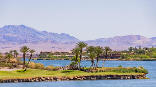 Stunning Lake Las Vegas, hillside location