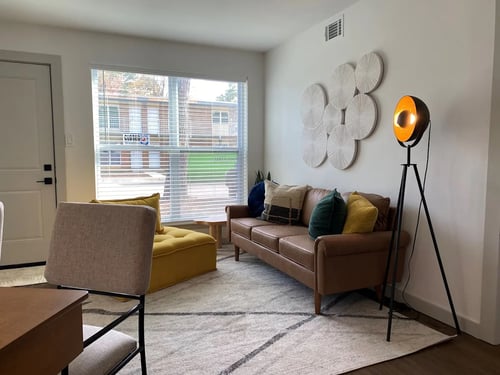 Living Room at Century Apartments in Memphis, TN