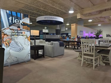 Kearney Slumberland Furniture Flexsteel and Sofa and Dining Room