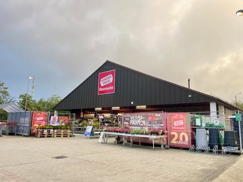 Außenansicht Sonderpreis Baumarkt, Am Güterbahnhof 2 in Bischofswerda