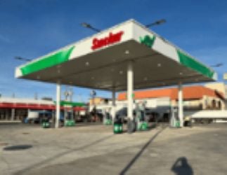 Sinclair Gas Station Fueling Island
