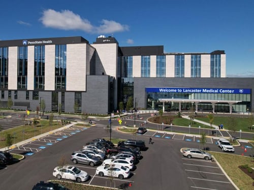 Penn State Health lab services at Lancaster Medical Center exterior image of building.