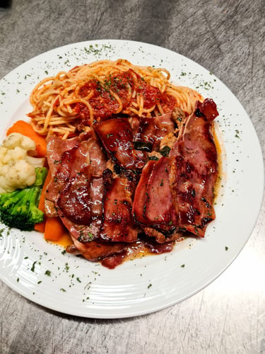 Saltimbocca alla Romana, Ristorante Pizzeria Punto Verde Rebstein