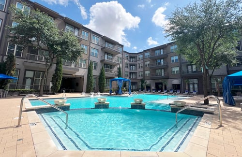 Swimming Pool at Civic at Frisco Square Apartments in Frisco, TX 75034