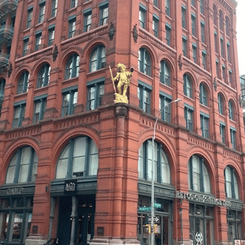 The front of the REI store in New York, New York